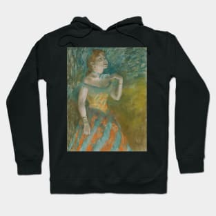 The Singer in Green by Edgar Degas Hoodie